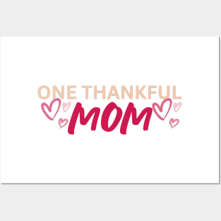 One Thankful Mom - Words Posters and Art